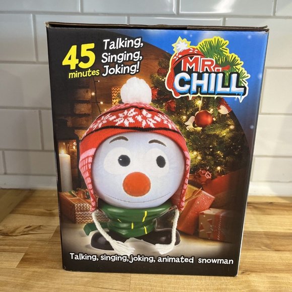 ANIMAT3D Mr Chill Talking Animated Snowman Singing Joking Holiday - Picture 3 of 6